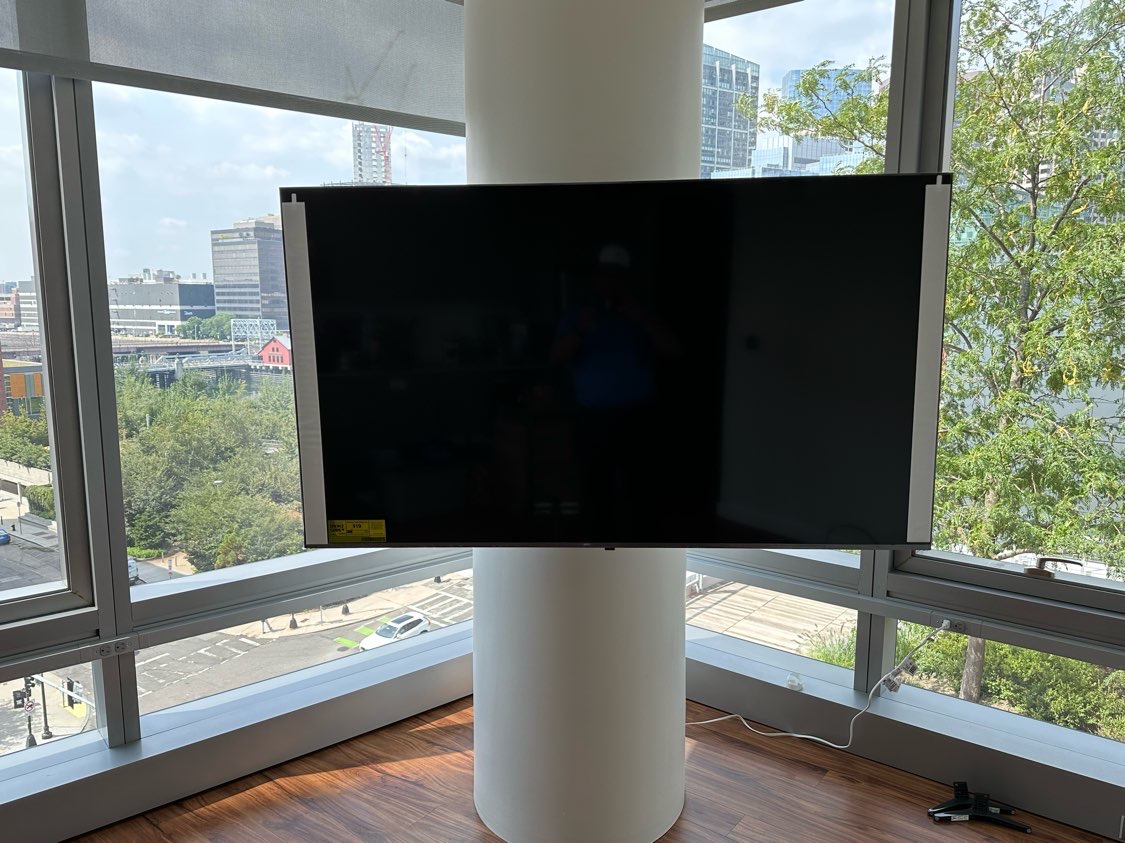 TV Mounting On Posts